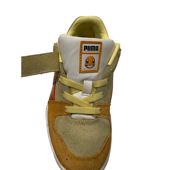 PUMA x POKEMON Collaboration 2022 Sneakers Charmander Slipstream Kids Size 2.5C - Picture 6 of 8